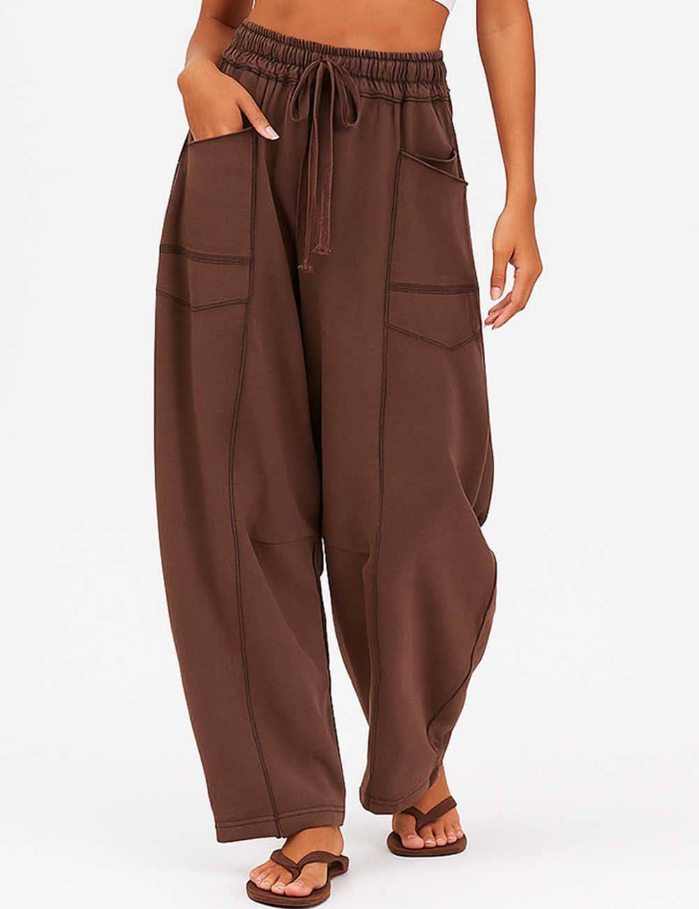 Coffee Break Barrel Pants