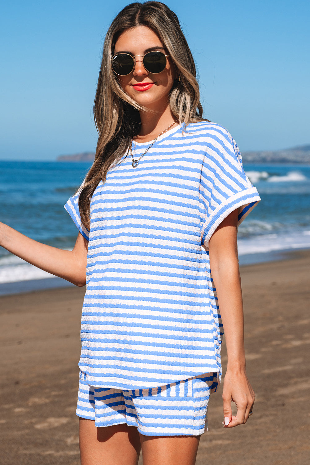 Blue Skies Stripe Set