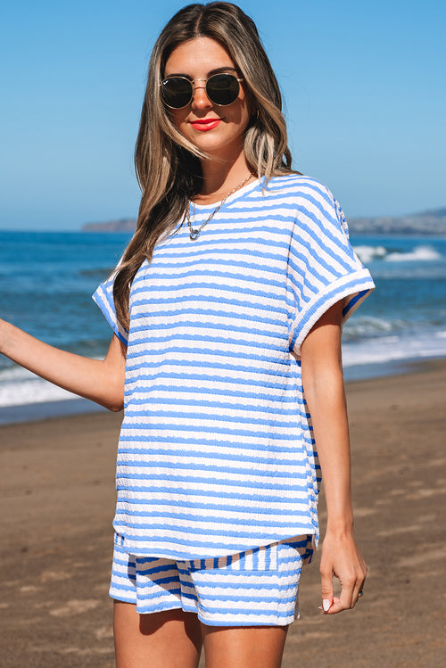 Blue Skies Stripe Set